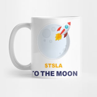 TSLA Fly to the moon Mug